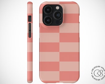 Retro Stripes Phone Case iPhone 15 Pro Case Pink Phone Case Aesthetic iPhone 15 Pro Max Case MagSafe Phone Case Pink iPhone 14 Pro Max Case