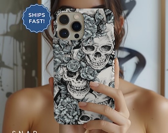 iPhone 17 Pro Case MagSafe Phone Case iPhone 17 Case Skull Phone Case Roses iPhone 17 Air Case iPhone 17 Pro Max Case MagSafe iPhone 16 Case