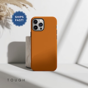 iPhone 16 Case MagSafe Phone Case iPhone 16 Pro Case Orange Phone Case Aesthetic Minimalist MagSafe Case iPhone 15 Pro Max Case Custom Gift