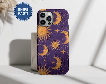 Funda para iPhone 17 con MagSafe, funda para iPhone 17 Pro, funda celestial con diseño de luna, estrellas y cielo nocturno, funda para iPhone 17e con MagSafe, funda para iPhone 17 Pro Max.