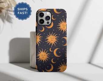 Funda para iPhone 17 con MagSafe, funda para iPhone 17 Pro, funda celestial con diseño de luna, estrellas y cielo nocturno, funda para iPhone 17e con MagSafe, funda para iPhone 17 Pro Max.