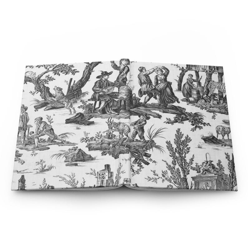 Toile De Jouy Notebook Journal for Goodnotes Journal Hardcover Journal ...