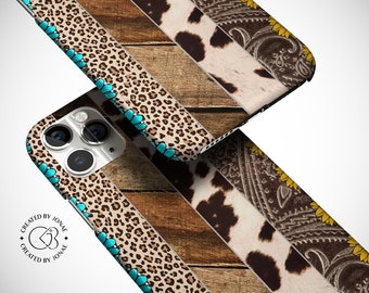 Funda de teléfono occidental iPhone 15 Pro /14 Pro Max / iPhone 14+ / iPhone 13 Pro / Funda de teléfono iPhone 12/ Funda de teléfono de cuero de vaca Iphone 11/ iPhone X