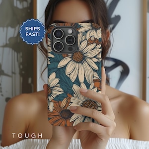 Floral MagSafe Phone Case iPhone 16 Case Aesthetic Phone Case iPhone 16 Pro Case MagSafe Case iPhone 15 Pro Max Case MagSafe iPhone 15 Plus
