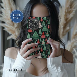 Christmas Tree Phone Case iPhone 16 Pro Case Holiday Phone Case iPhone 15 Pro Max Case MagSafe Phone Case Christmas Case iPhone 14 Pro Case