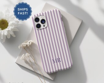 iPhone 17 Pro Case Custom Striped Phone Case MagSafe iPhone Case iPhone 17 Case Initial Phone Case iPhone 17 Pro Max Case iPhone 17e Case