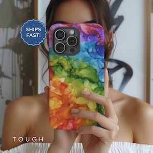 Watercolor Phone Case iPhone 16 Case MagSafe Phone Case iPhone 16 Pro Case iPhone 15 Pro Max Case MagSafe iPhone 15 Plus Case MagSafe Case