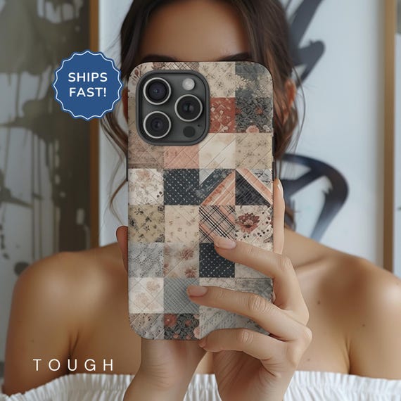 iPhone 17 Case MagSafe Phone Case iPhone 17 Pro Case Floral Phone Case Vintage Quilt Aesthetic iPhone 17 Air Case MagSafe Phone 17 Pro Max