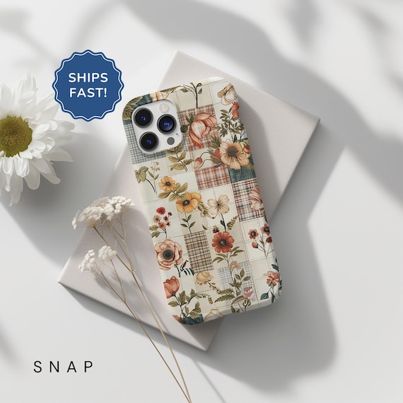 iPhone 17 Case MagSafe Phone Case iPhone 17 Pro Case Floral Phone Case Vintage Quilt Aesthetic Case Clear iPhone 16e Case Phone 17 Pro Max