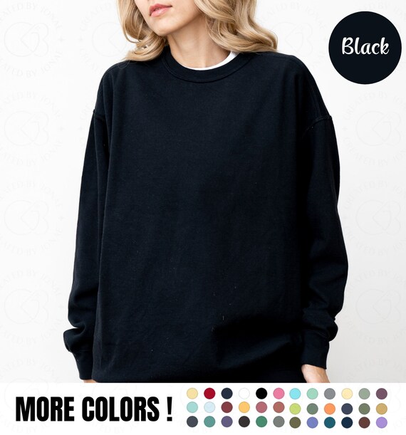 Black comfort colors sweatshirt hotsell