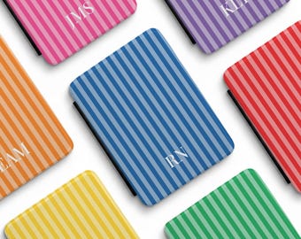 Funda a rayas para Kindle Paperwhite de 12.ª generación, funda personalizada para Kindle, accesorios para Kindle, funda Colorsoft para Kindle, funda personalizada para lector electrónico.