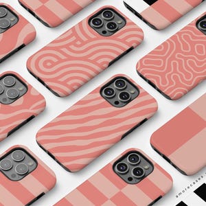 iPhone 16 Pro Case MagSafe Phone Case iPhone 16 Case Pink Phone Case Retro Aesthetic Monochrome MagSafe Case iPhone 15 Pro Max Case Gift Her