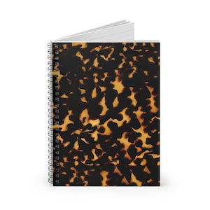 Tortoise Shell Spiral Notebook | Daily Journal | Gift for Her | Notebook Journal | 2025 Journal | Birthday | Gift | Back to School | Planner