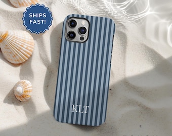 iPhone 17 Pro Case Custom Striped Phone Case MagSafe iPhone Case iPhone 17 Case Initial Phone Case iPhone 17 Pro Max Case iPhone 17e Case