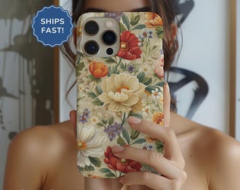 iPhone 17 Case MagSafe Phone Case iPhone 17 Pro Case MagSafe Case Floral Aesthetic Phone Case Flower iPhone 17e Case iPhone 17 Pro Max Case