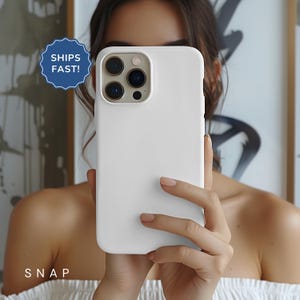 iPhone 16 Case MagSafe Phone Case iPhone 16 Pro Case White Phone Case Aesthetic Minimalist MagSafe Case iPhone 15 Pro Max Case Custom Gift