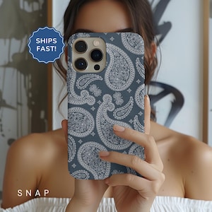 Funda para iPhone 16 con MagSafe, funda para iPhone 16 Pro, funda para teléfono con vaquera occidental, funda con estampado paisley western, funda MagSafe para iPhone 15 Pro Max