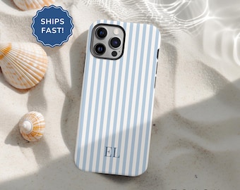 iPhone 17 Pro Case Custom Striped Phone Case MagSafe iPhone Case iPhone 17 Case Initial Phone Case iPhone 17 Pro Max Case iPhone 17e Case