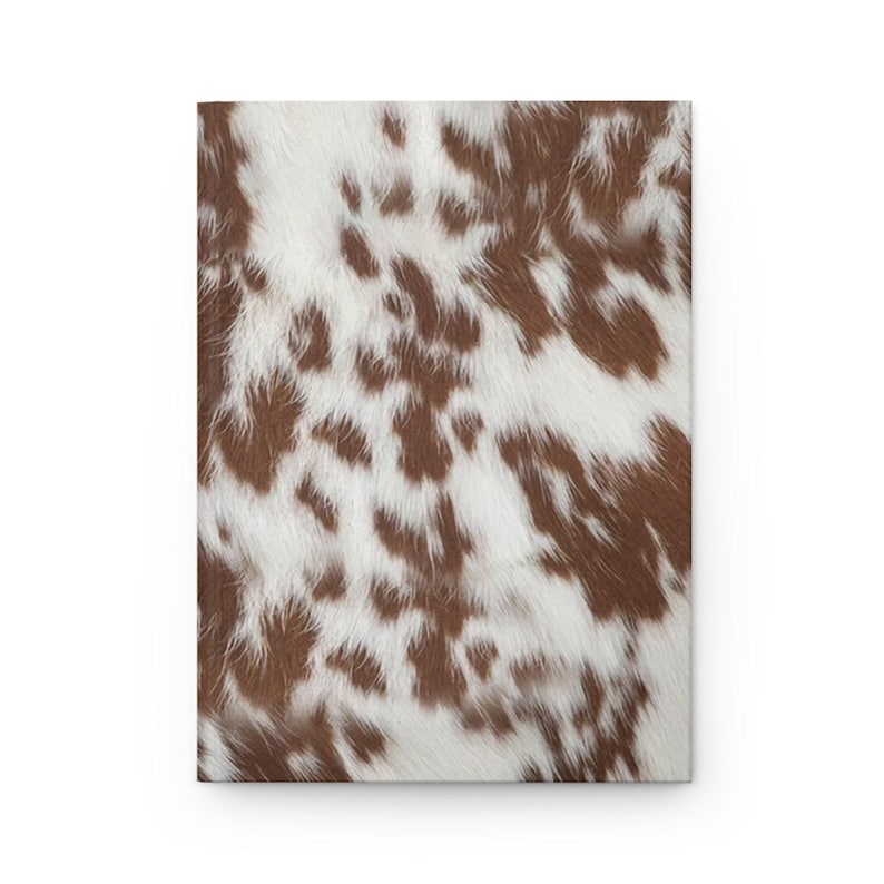 Western Notebook Journal For Goodnotes Journal Hardcover Journal Notebook Western Journal Cowgirl Notebook Aesthetic Cowhide Notebook Cow image 5