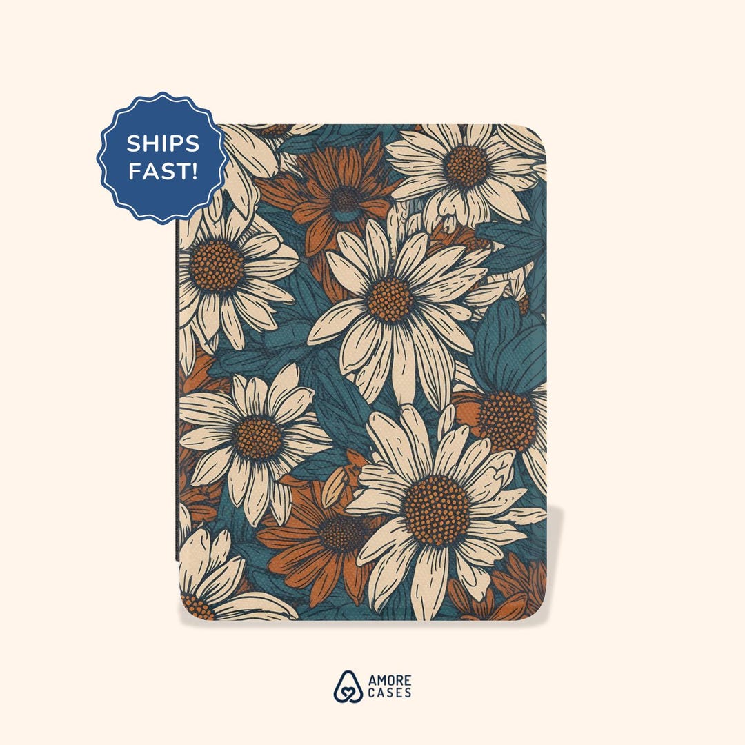Floral Kindle Paperwhite Case 12th Gen Kindle Case Book Gift for Book ...