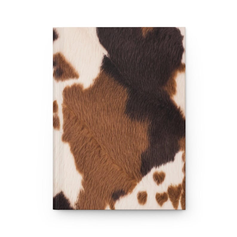 Western Notebook Journal For Goodnotes Journal Hardcover Journal Notebook Western Journal Cowgirl Notebook Aesthetic Cowhide Notebook Cow Bild 5
