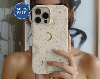 iPhone 17 Case MagSafe Phone Case iPhone 17 Pro Case Celestial Phone Case Boho Astrology Gift iPhone 16 Case MagSafe iPhone 17 Pro Max Case