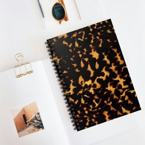 Tortoise Shell Spiral Notebook | Daily Journal | Gift for Her | Notebook Journal | 2025 Journal | Birthday | Gift | Back to School | Planner Bild 3