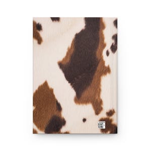 Western Notebook Journal For Goodnotes Journal Hardcover Journal Notebook Western Journal Cowgirl Notebook Aesthetic Cowhide Notebook Cow Bild 6