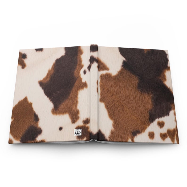 Western Notebook Journal For Goodnotes Journal Hardcover Journal Notebook Western Journal Cowgirl Notebook Aesthetic Cowhide Notebook Cow Bild 3