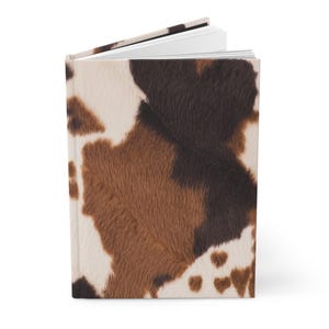 Western Notebook Journal For Goodnotes Journal Hardcover Journal Notebook Western Journal Cowgirl Notebook Aesthetic Cowhide Notebook Cow Bild 2