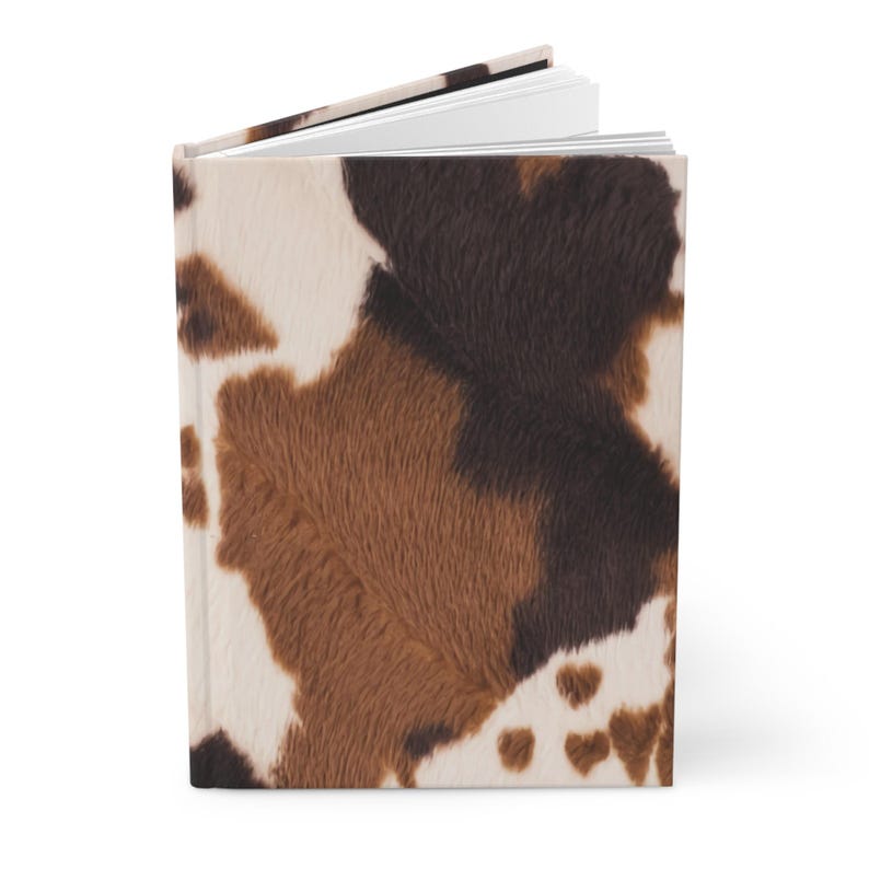 Western Notebook Journal For Goodnotes Journal Hardcover Journal Notebook Western Journal Cowgirl Notebook Aesthetic Cowhide Notebook Cow Bild 2