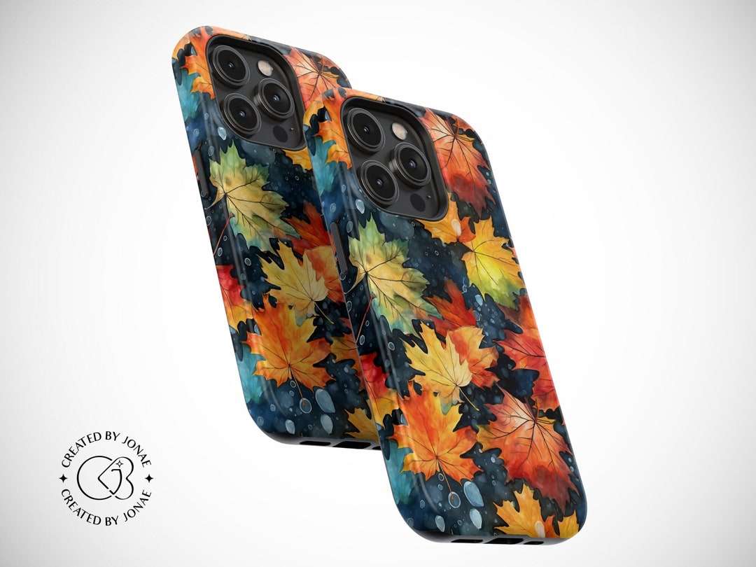 Autumn Leaves Phone Case iPhone 15 Pro Case Magsafe Fall Leaves Phone