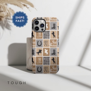 Funda para iPhone 16 con MagSafe, funda para iPhone 16 Pro, funda de regalo estilo western, funda para teléfono con diseño de vaquero western, funda con MagSafe para regalo western, funda para iPhone 15 Pro Max