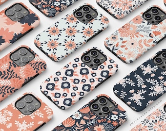 Funda para iPhone 17 con flores bohemias, funda botánica para iPhone 17 Pro con estética floral, funda MagSafe para iPhone 17 Pro Max, funda MagSafe para iPhone 16 Pro