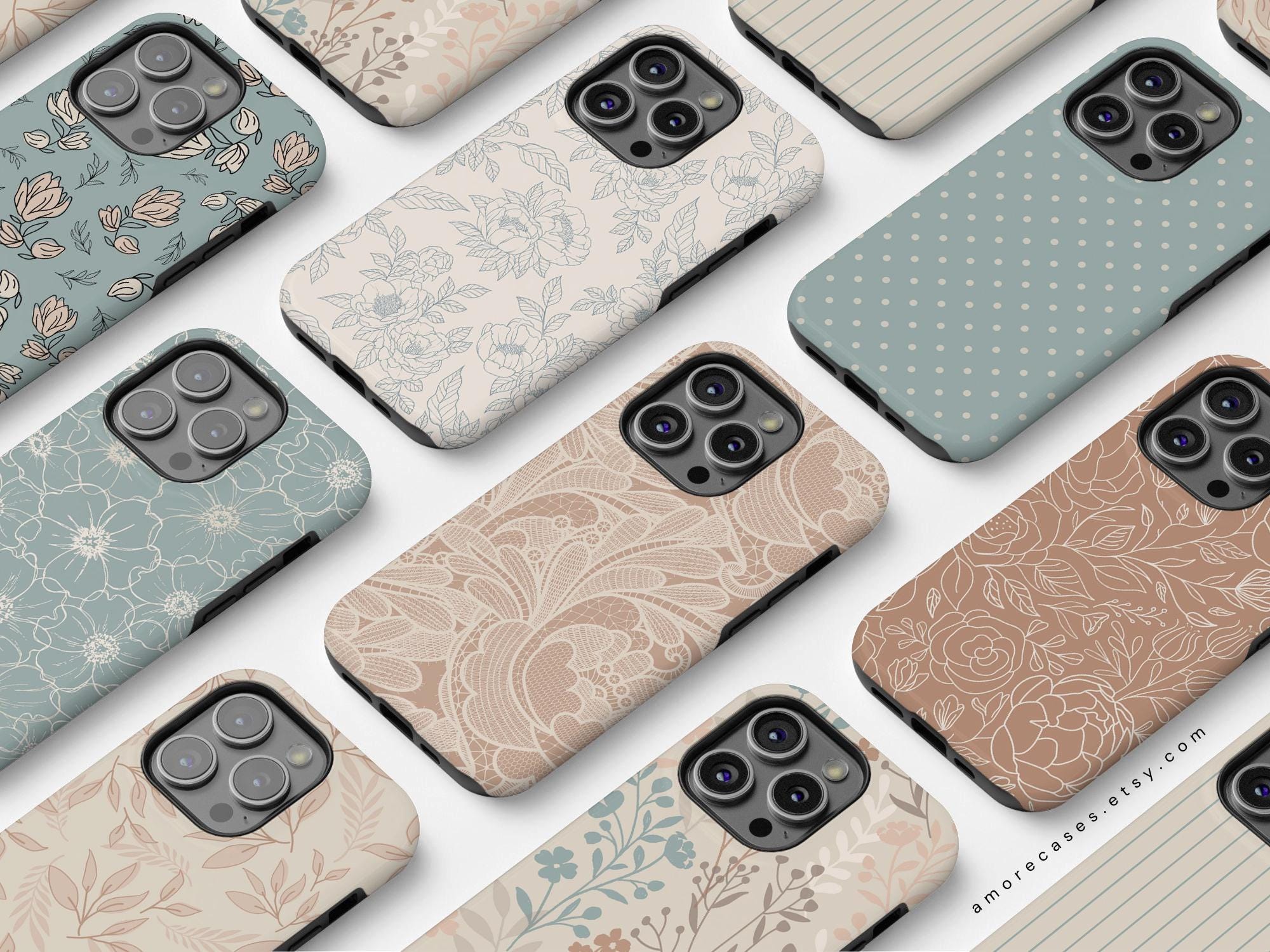 Vintage Boho Phone Case iPhone 16 Case Botanical Phone Case Floral Aesthetic iPhone 15 Pro Case iPhone 15 Pro Max Case MagSafe iPhone 14 Pro