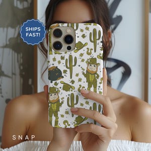 Funda para iPhone 16 Funda para teléfono MagSafe Funda para iPhone 16 Pro Funda para teléfono St Patrick Cowboy Funda Western MagSafe Funda para iPhone 15 Pro Max MagSafe