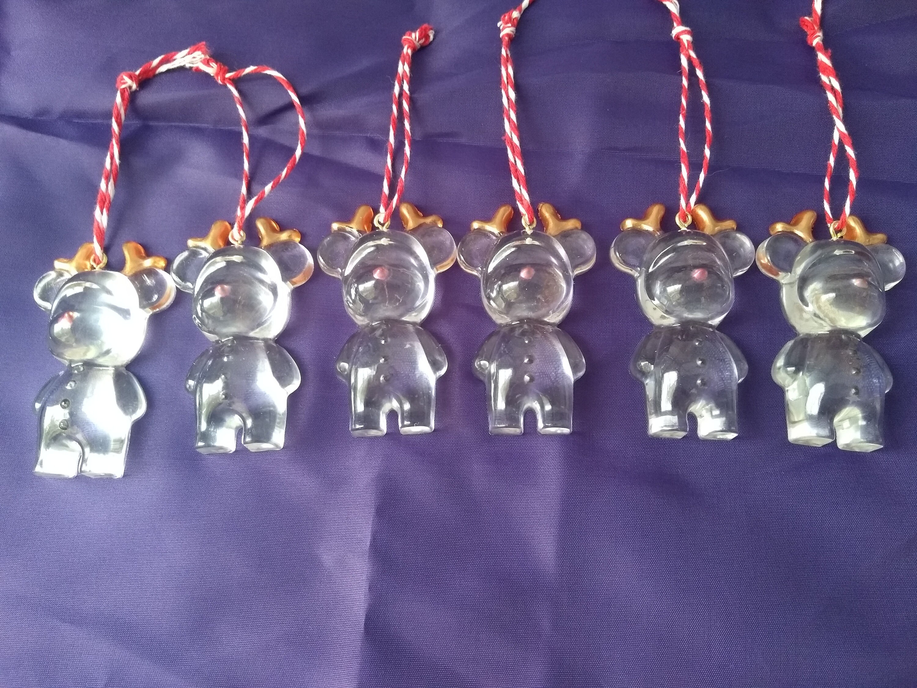 Christmas Resin Reindeer Ornament Etsy UK