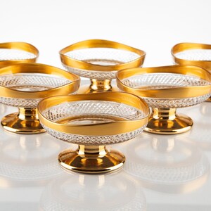 Golden Snack Bowl Set - 6 Piece