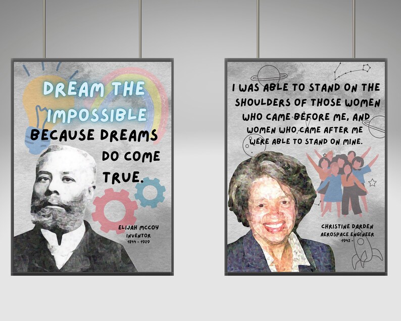 Famous Black Scientists/inventors set of 8 Printable - Etsy