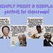 Retro Black Men in History set of 8 Printable Posters, Black History ...