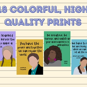 Young People (set of 18) Printable Posters, Elementary and Middle ...