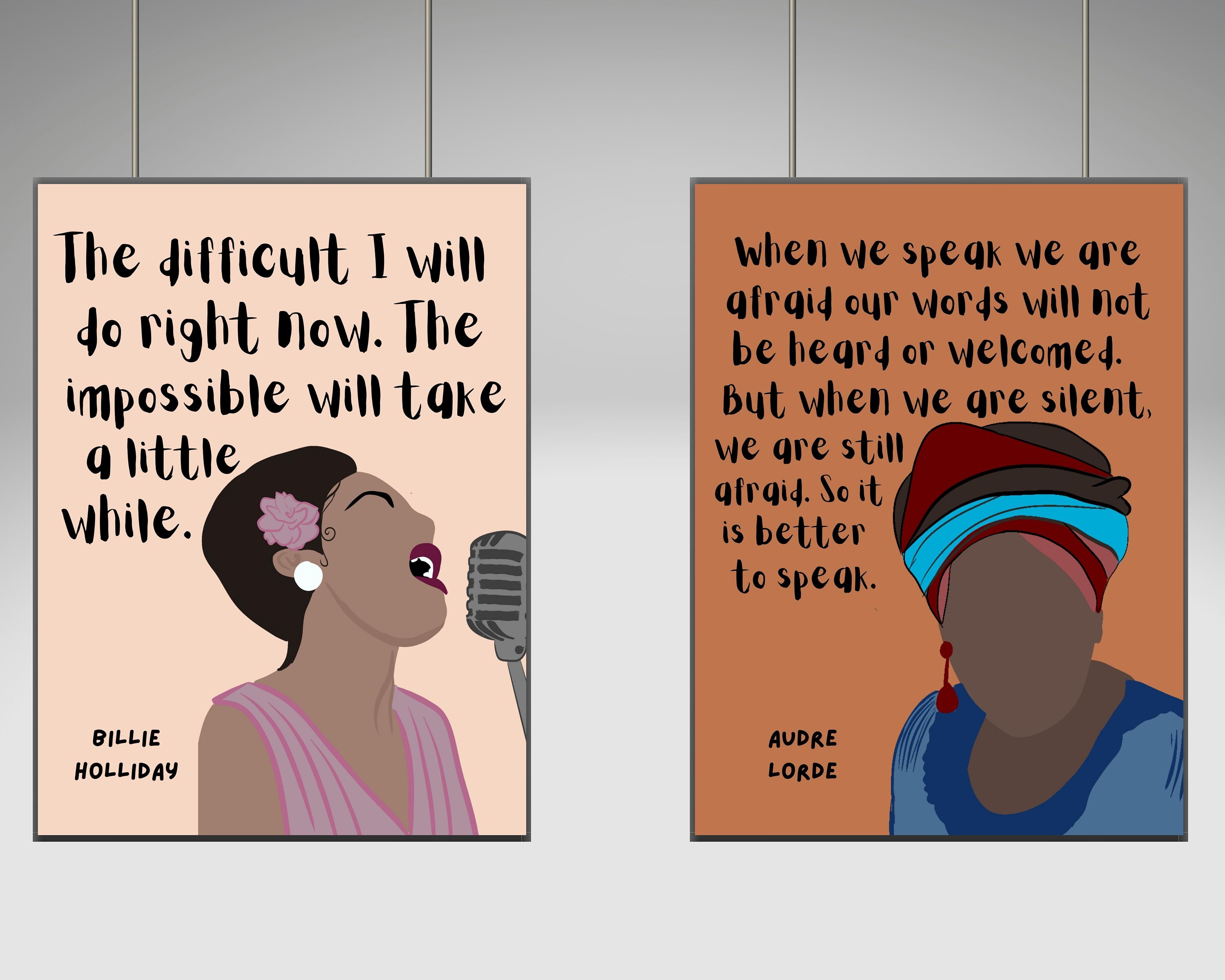 Iconic Black Women in History (set of 8) Printable Posters, Black ...