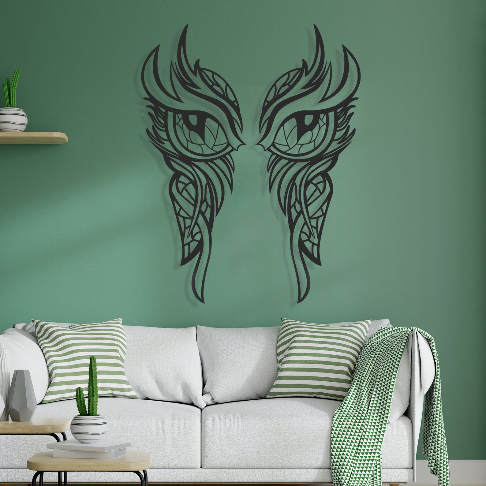 Eye Metal Wall Art Set of 2 Eye Metal Wall Hangings Metal Etsy