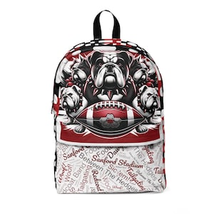 For the GA Bulldog Fan Unisex Classic Backpack Etsy