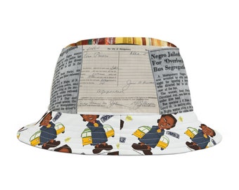 Black History Rosa Parks Bucket Hat (AOP)