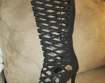 pink gladiator heels