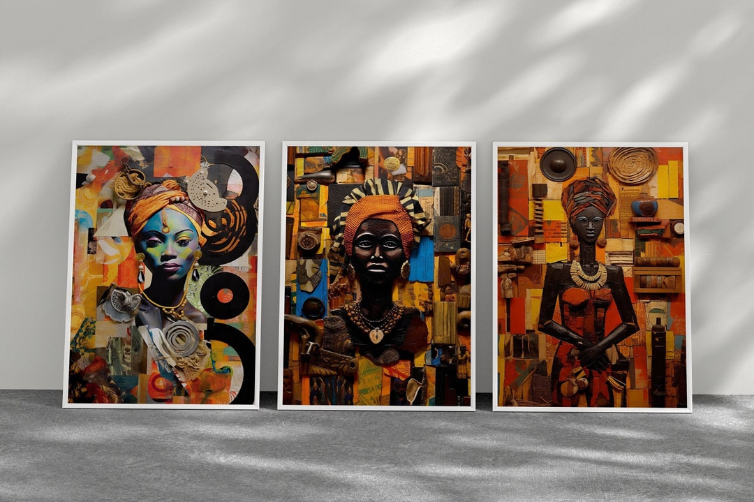 African Art Wall Decor Africa Posters Digital Posters African Wall Art