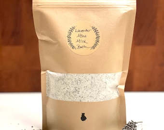 Lavendel Mint Milchbad