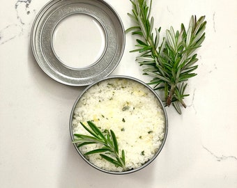 Lemon Rosmarin Salzpeeling