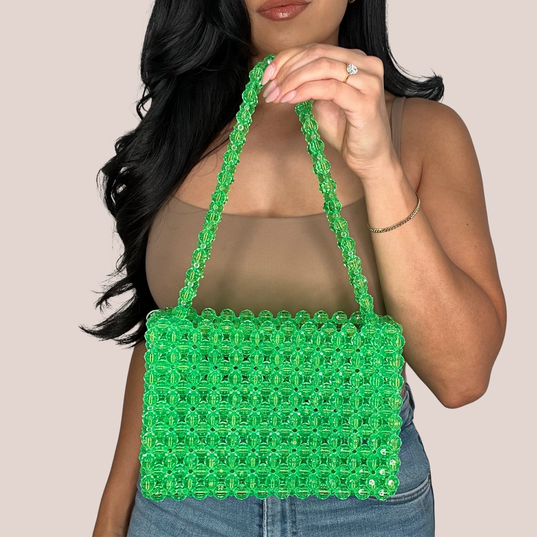 ★VANISHMENT★ Dot tote baglime Bag Full of Magick Iridescent Tote Bag – Practical Stitchcraft